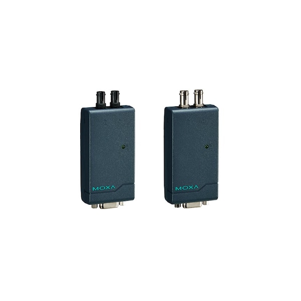 RS-232 to Fiber Optic Converter. Port Powered, ST Multie-mode.